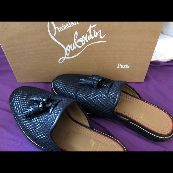 Christian Louboutin Youssefo Flat Tresse Loafers – Black (Men’s EU 43 / US 10) main image 5